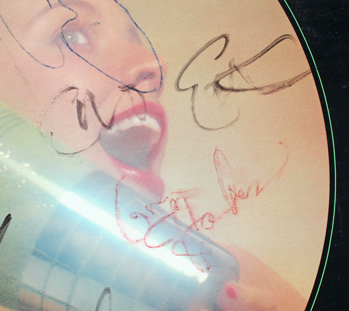 Cars (5) Ocasek,Orr, Robinson, Hawkes & Easton Signed Album Cover W/ Vinyl PSA