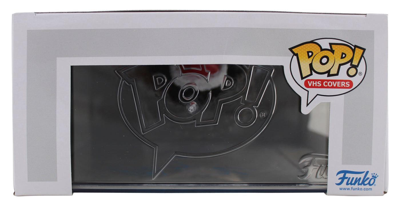 Chevy Chase "Clark" Christmas Vacation Signed VHS Covers Funko Pop BAS Wit