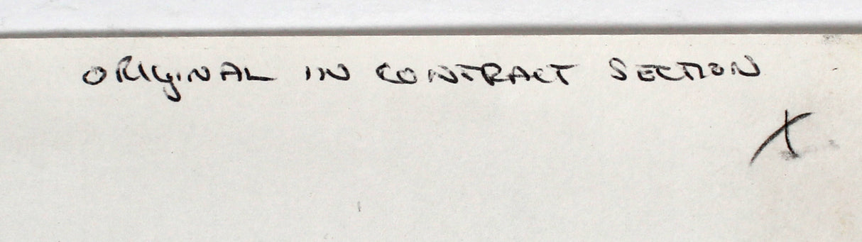 The Who (4) Townshend, Moon, Daltrey & Entwistle Signed Contract Addendum JSA