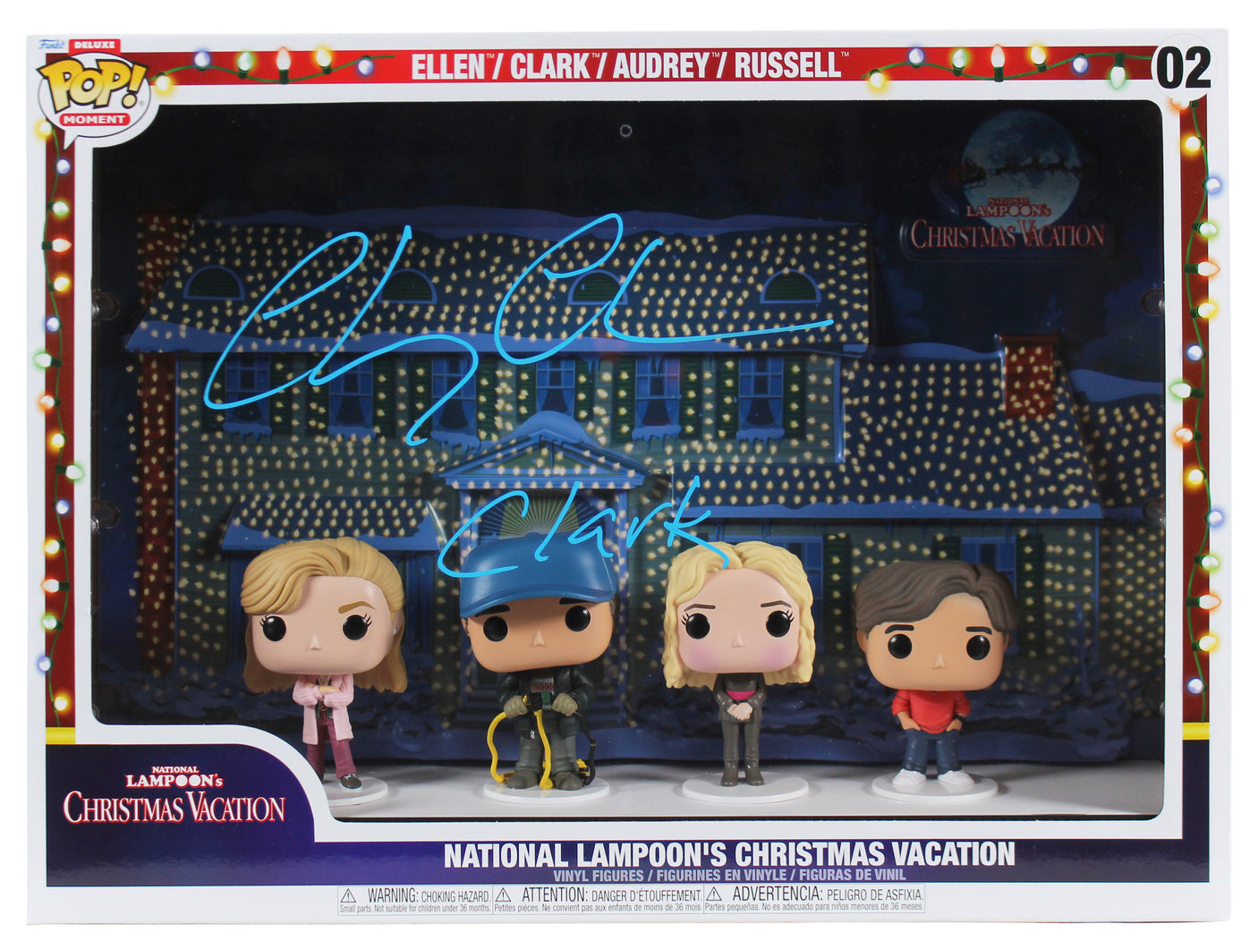 Chevy Chase Christmas Vacation "Clark" Signed #02 Funko Pop Vinyl Figure BAS Wit