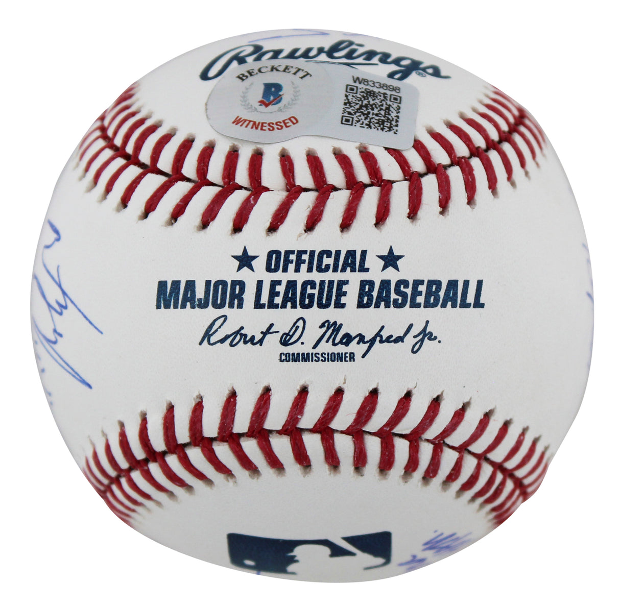 Sandlot (8) Guiry, Leopardi, Renna +5 Signed Sandlot Baseball w/ Character BAS
