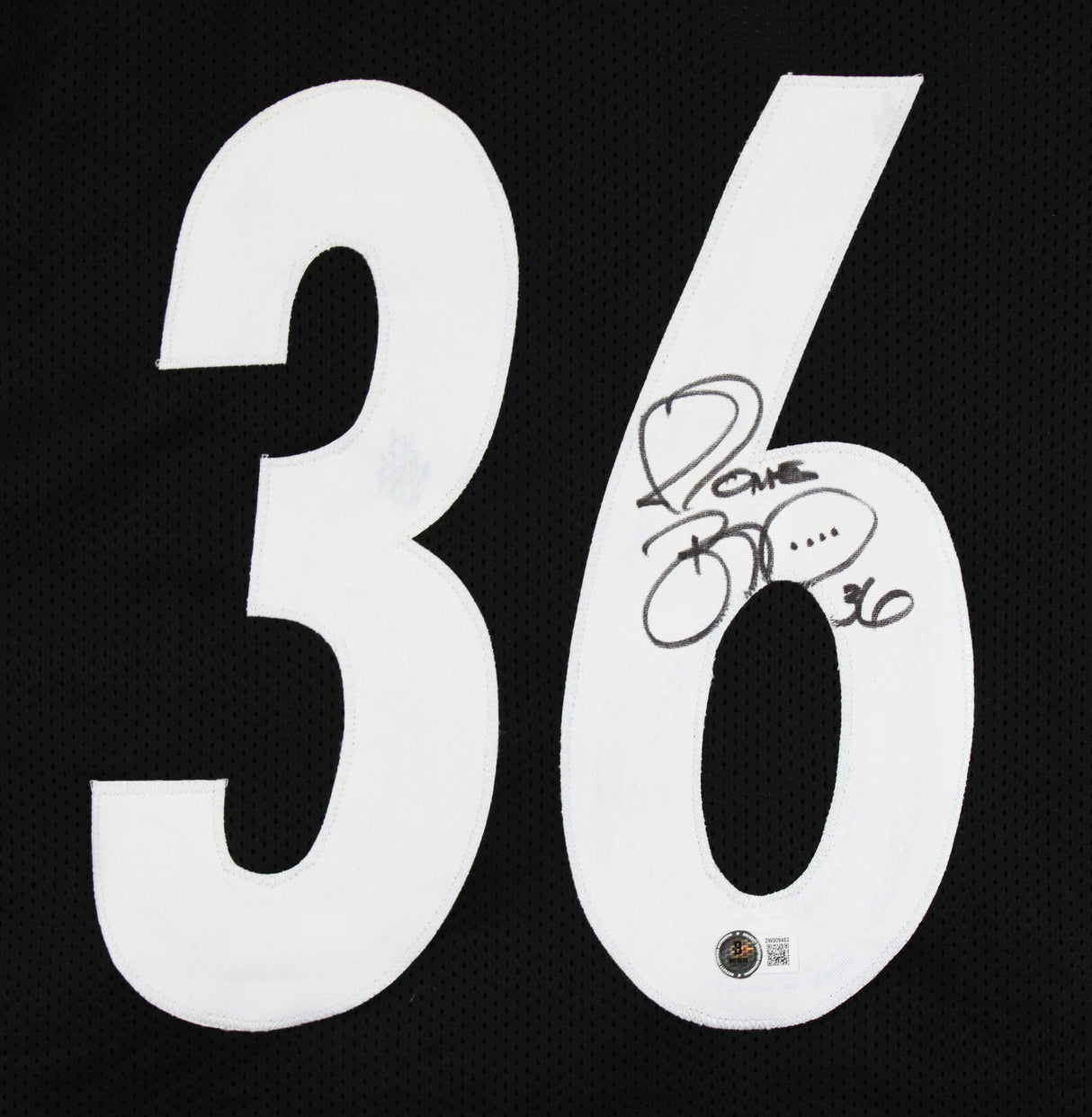 Jerome Bettis Authentic Signed Black Pro Style Jersey BAS Witnessed