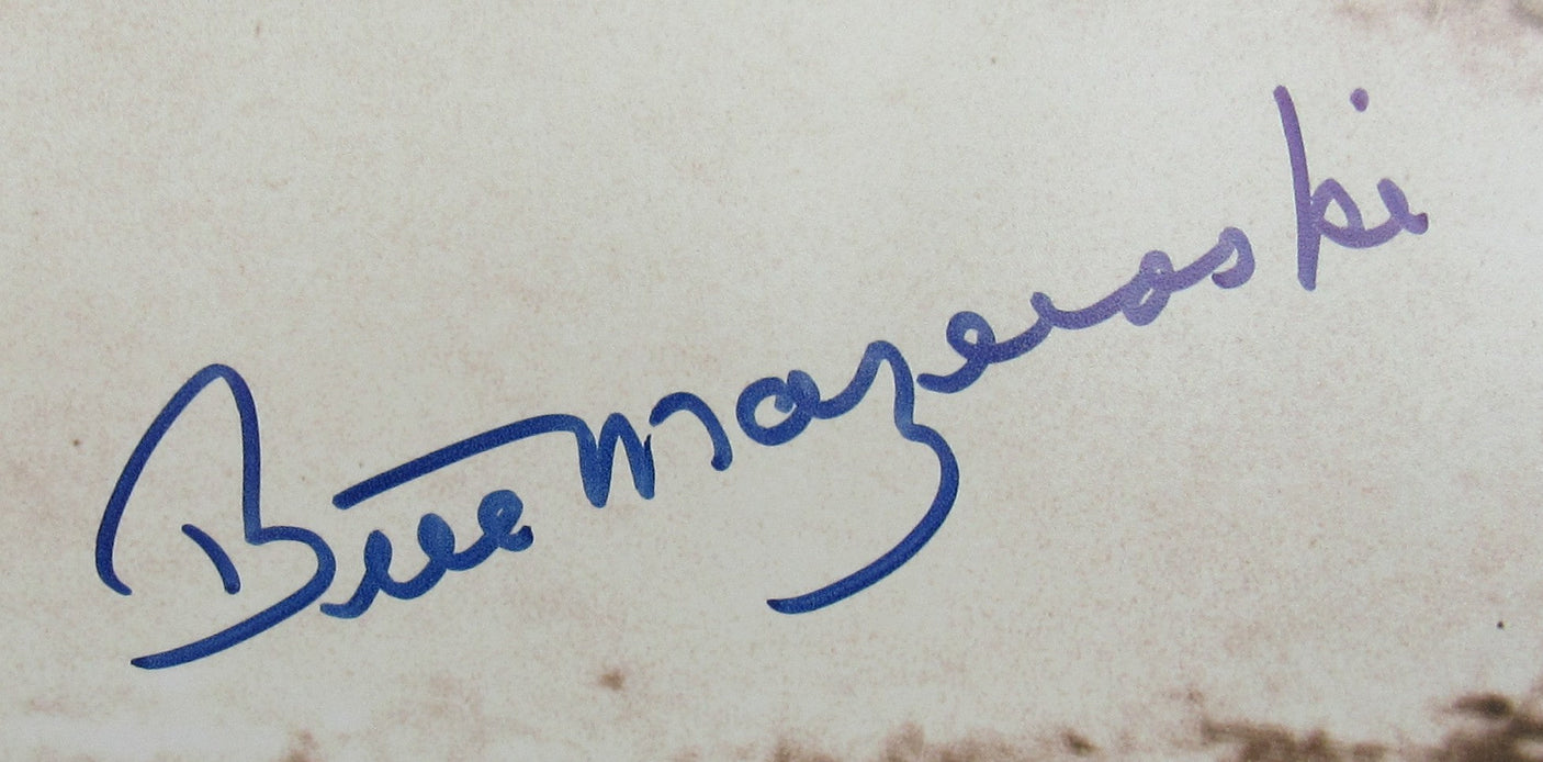 Bill Mazeroski Signed 16x20 Photo Steiner Hologram