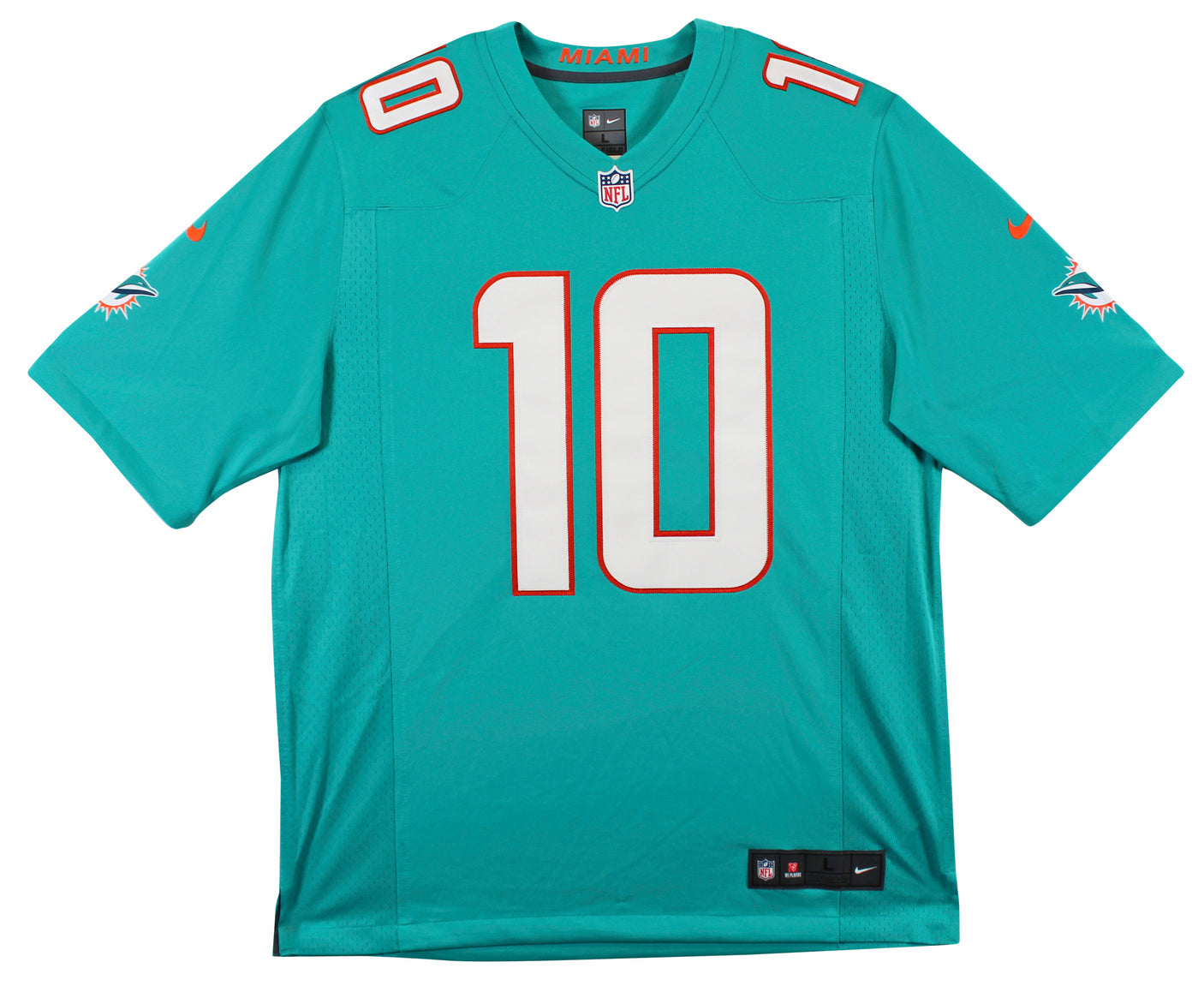 Dolphins Tyreek Hill Authentic Signed Teal Nike Jersey w/ Sewn #'s BAS Witnessed
