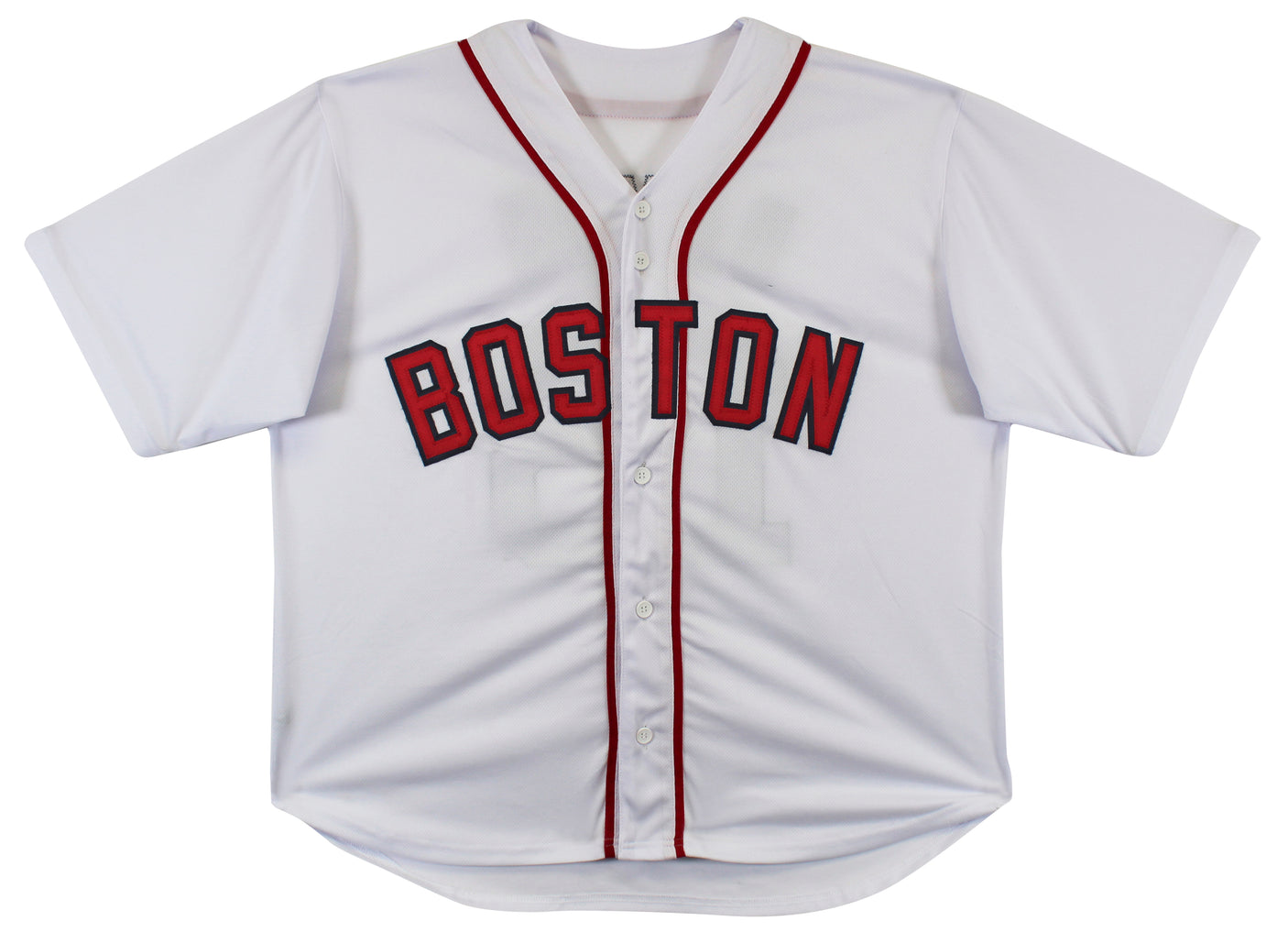 Johnny Damon Authentic Signed White Pro Style Jersey Autographed BAS Witnessed