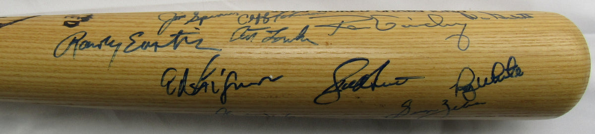 1978 World Series Champion Reggie Jackson Bucky Dent New York Yankees Reunion Baseball Bat JSA LOA ZZ85324