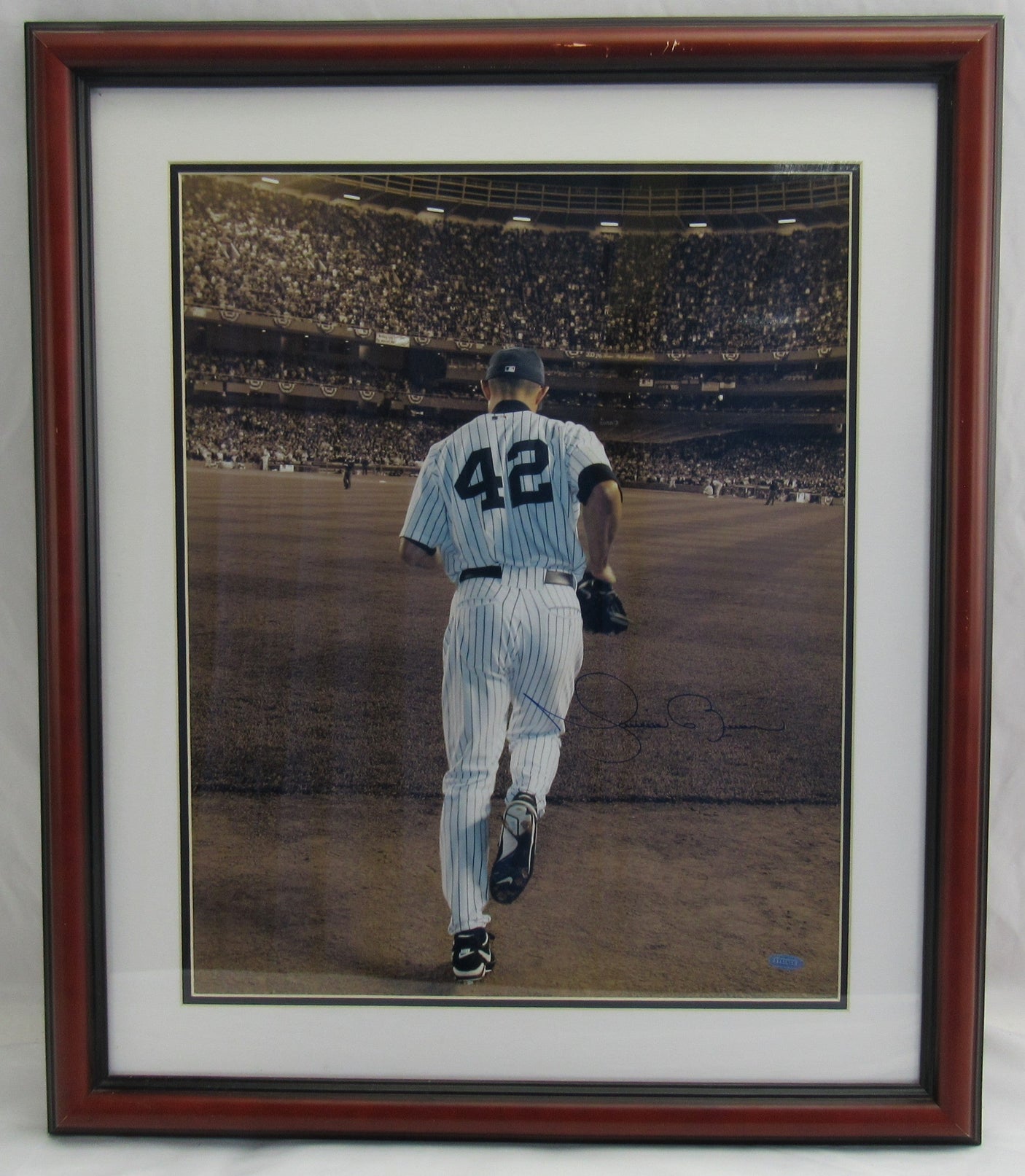 Mariano Rivera Signed Framed 16x20 Photo Steiner COA