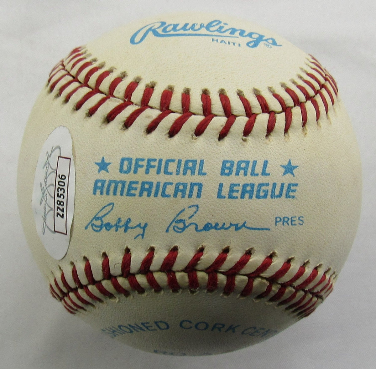Mickey Mantle Enos Slaughter Moose Skowron Hank Bauer Signed Rawlings Baseball JSA LOA ZZ85306