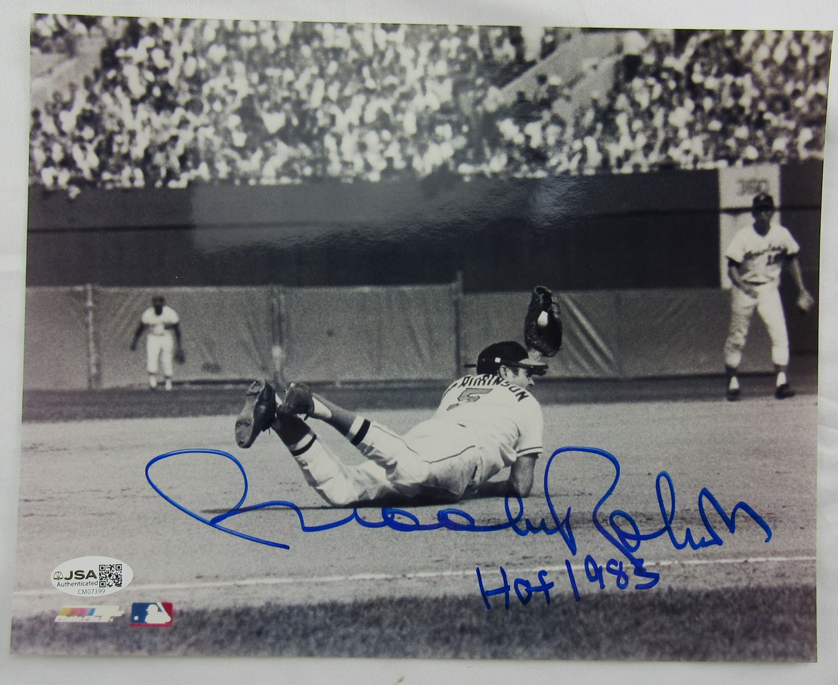 Brooks Robinson Signed Auto 8x10 Photo JSA CM07399