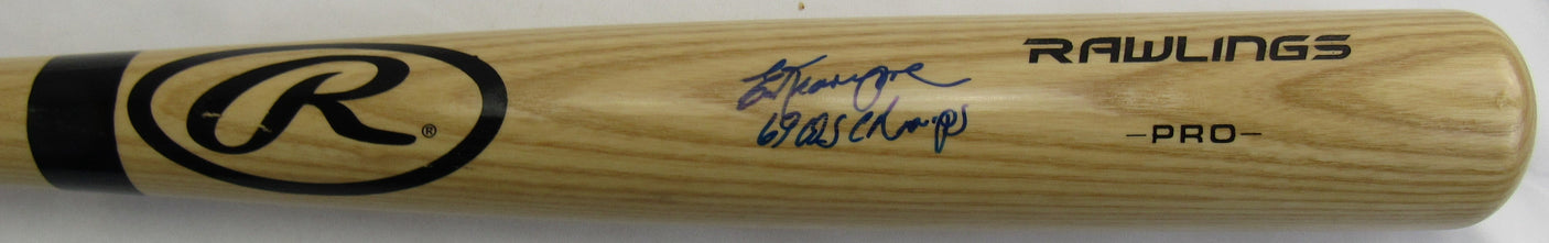 Ed Kranepool Signed Rawlings Auto Baseball Bat JSA N74973
