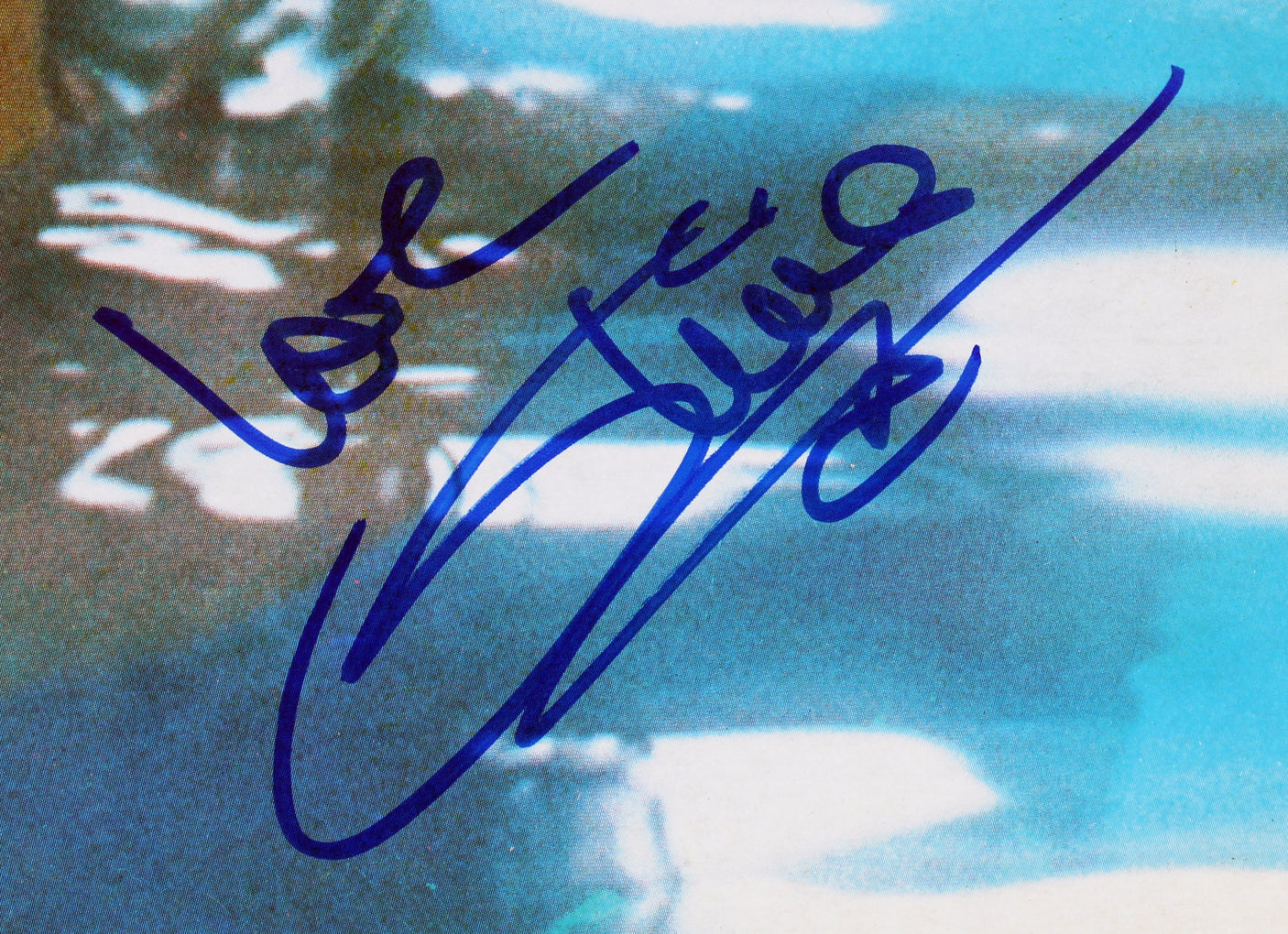 Olivia Newton John "Love" Authentic Signed Come On Over Album Cover BAS #BG83072