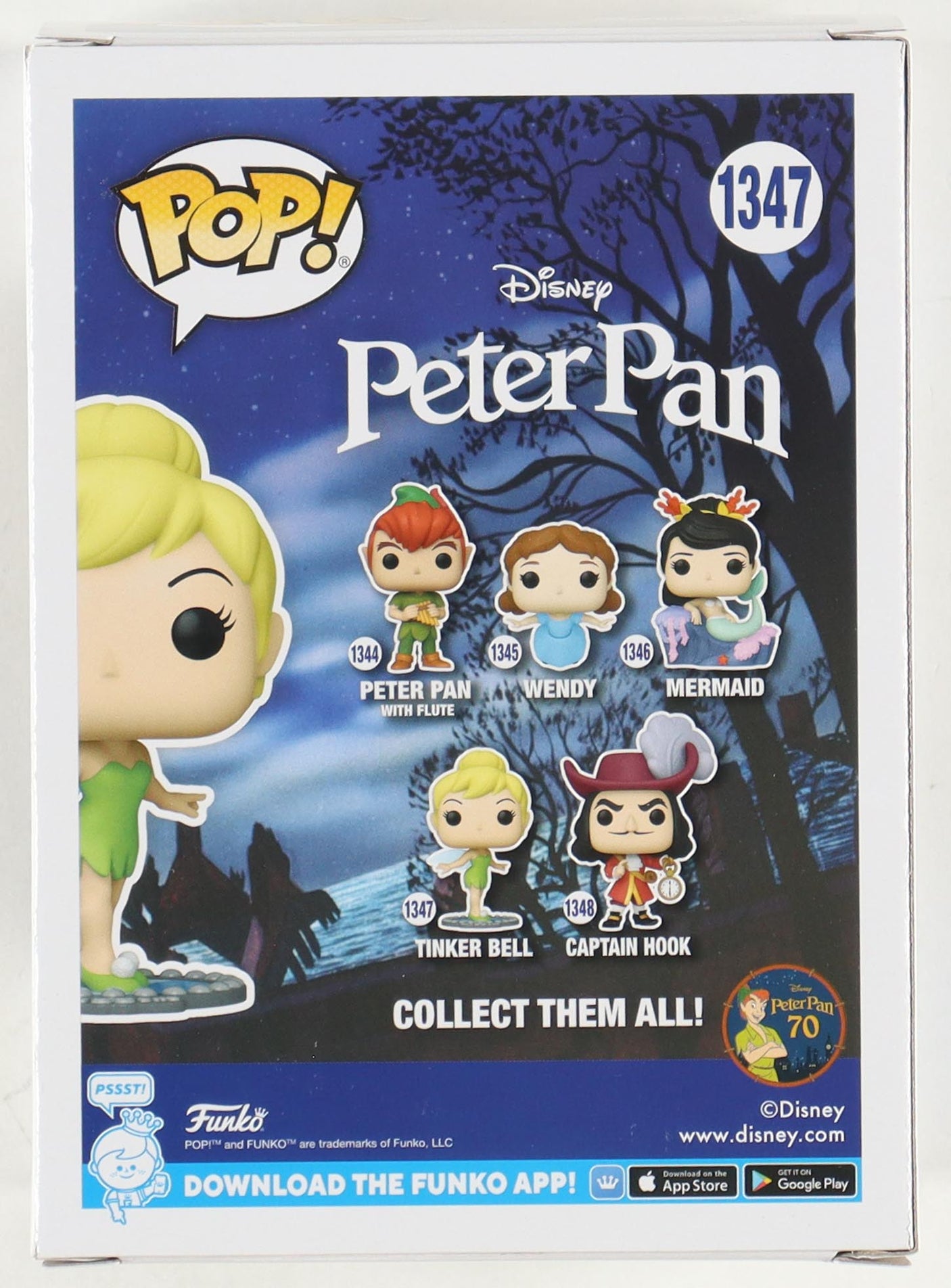 Margaret Kerry Signed "Peter Pan" #1347 Tinker Bell Funko Inscribed "Tinker Bell" (JSA)