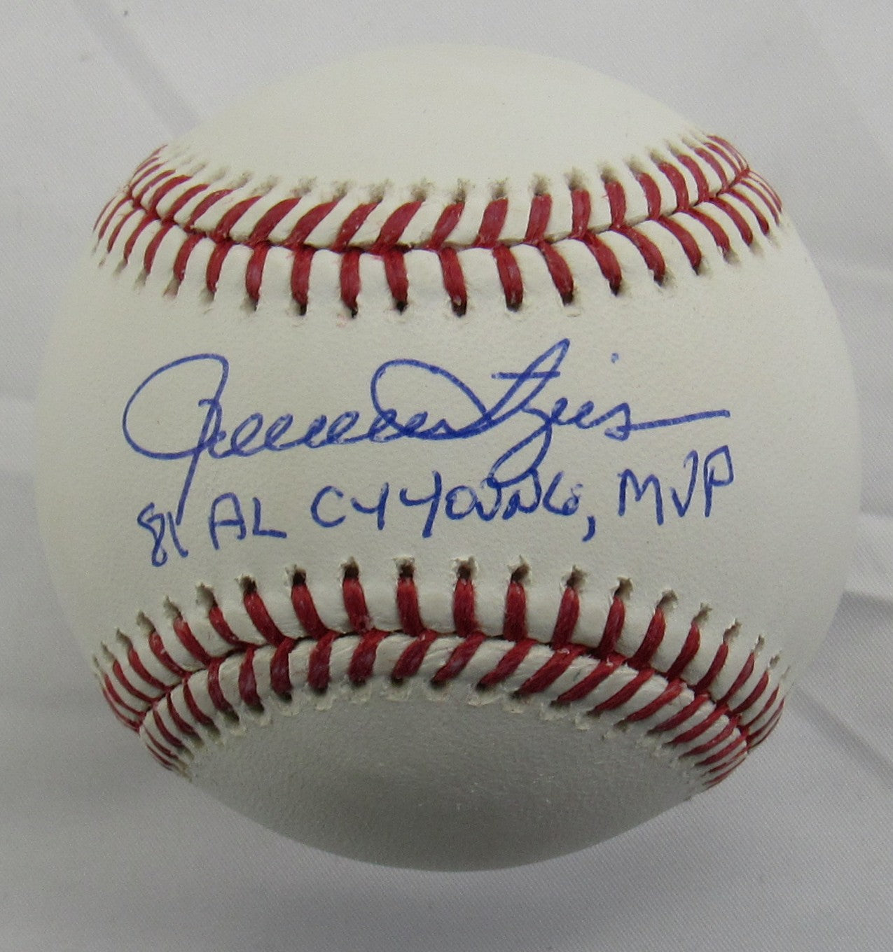 Rollie Fingers Signed 81 AL Cy Young MVP Auto Rawlings Baseball JSA WB101048