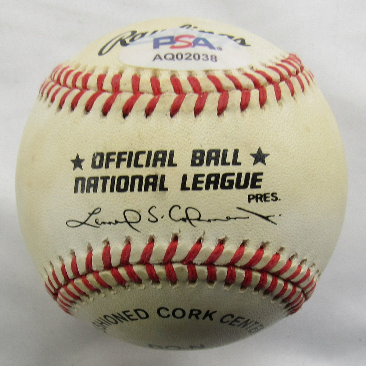 Willie Mays Signed Auto Rawlings Baseball PSA AQ02038