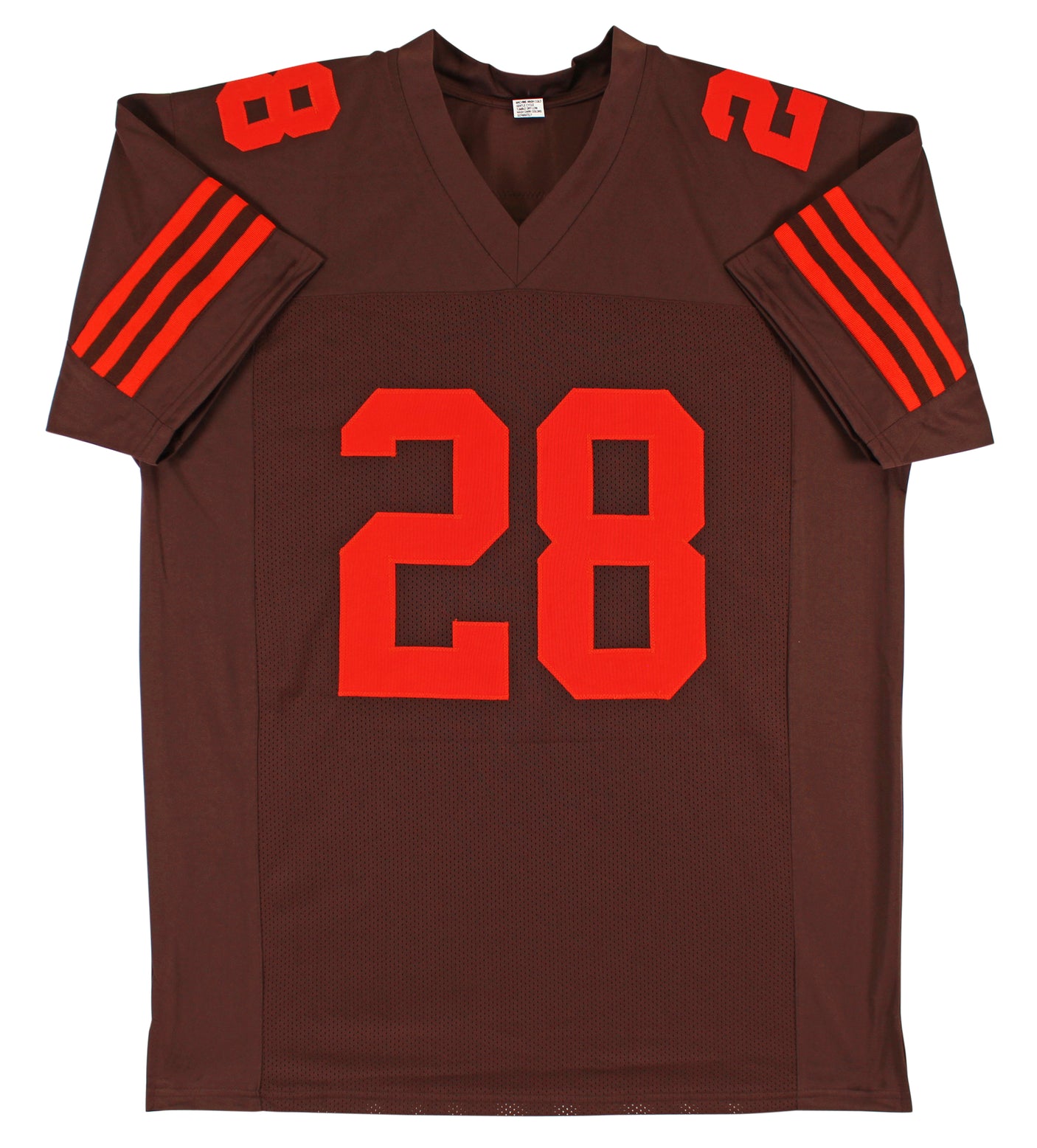 Jeremiah Owusu-Koramoah Authentic Signed Brown Pro Style Jersey BAS Witnessed