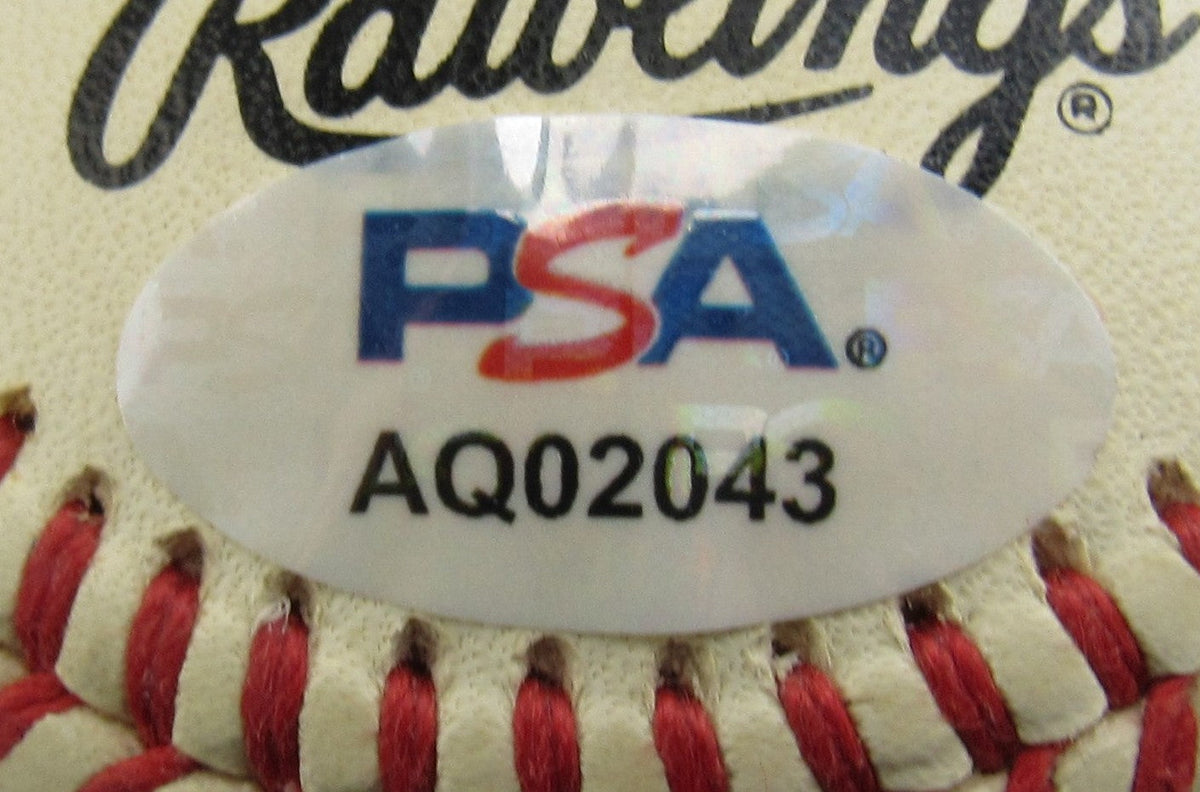 Willie Mays Signed Auto Rawlings Baseball PSA AQ02043