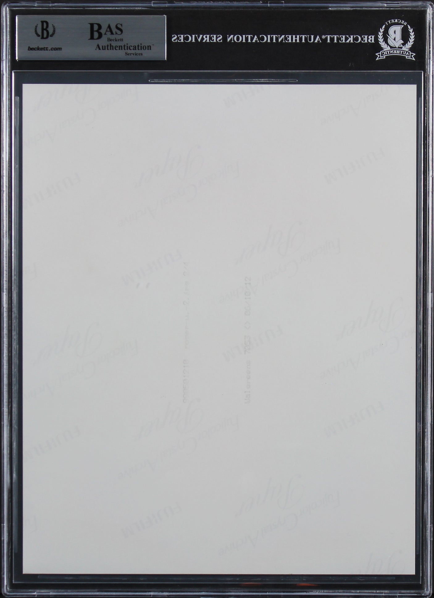 Roger Waters Pink Floyd Authentic Signed 8x10 B&W Photo Autographed BAS Slabbed