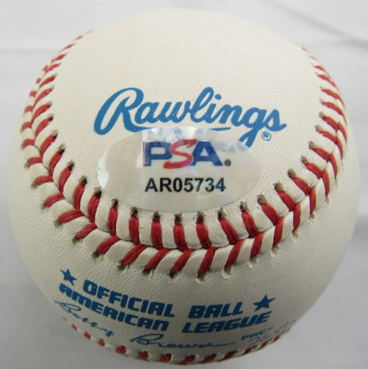 Ted Williams Signed Auto Rawlings Baseball PSA LOA AR056734