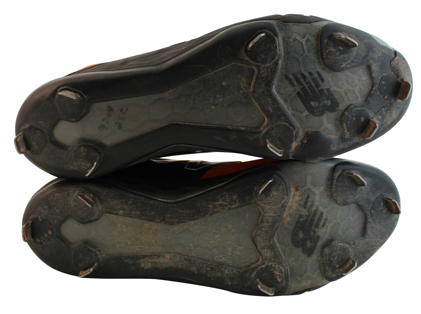 Giants Dereck Rodrguez Authentic Signed Game Used Orange New Balance Cleats BAS