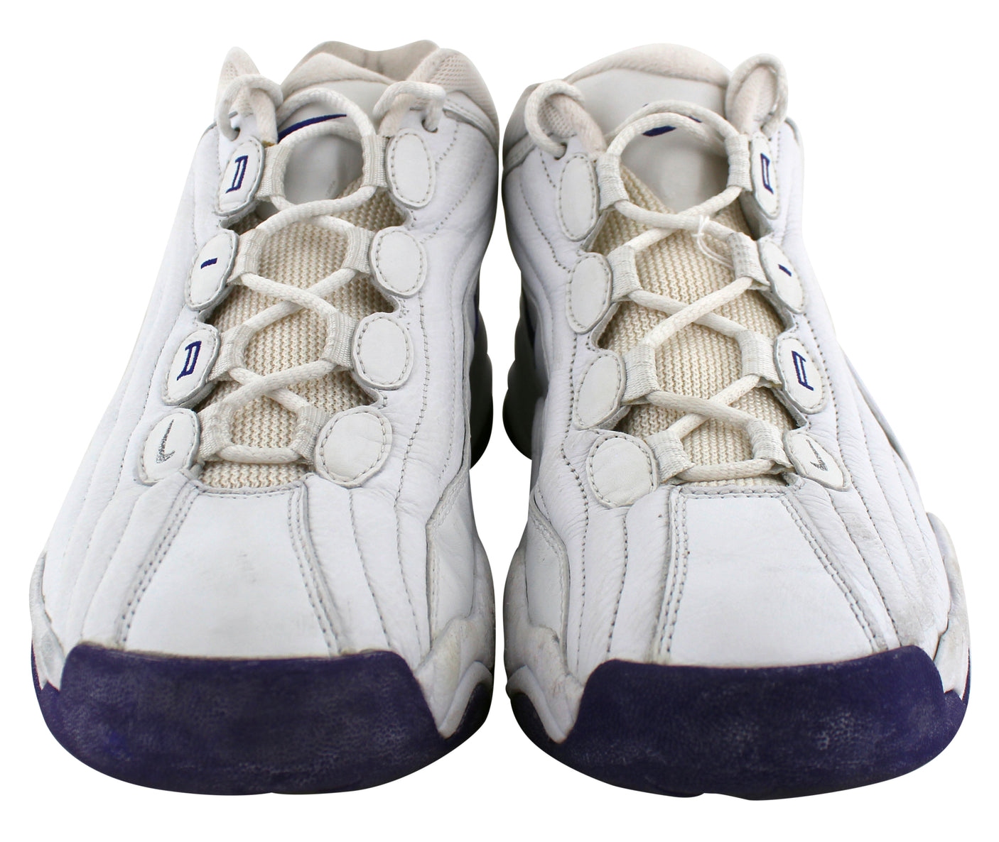 Jazz John Stockton Authentic Signed Game Used Nike Size 12.5 Shoes BAS #AA03719