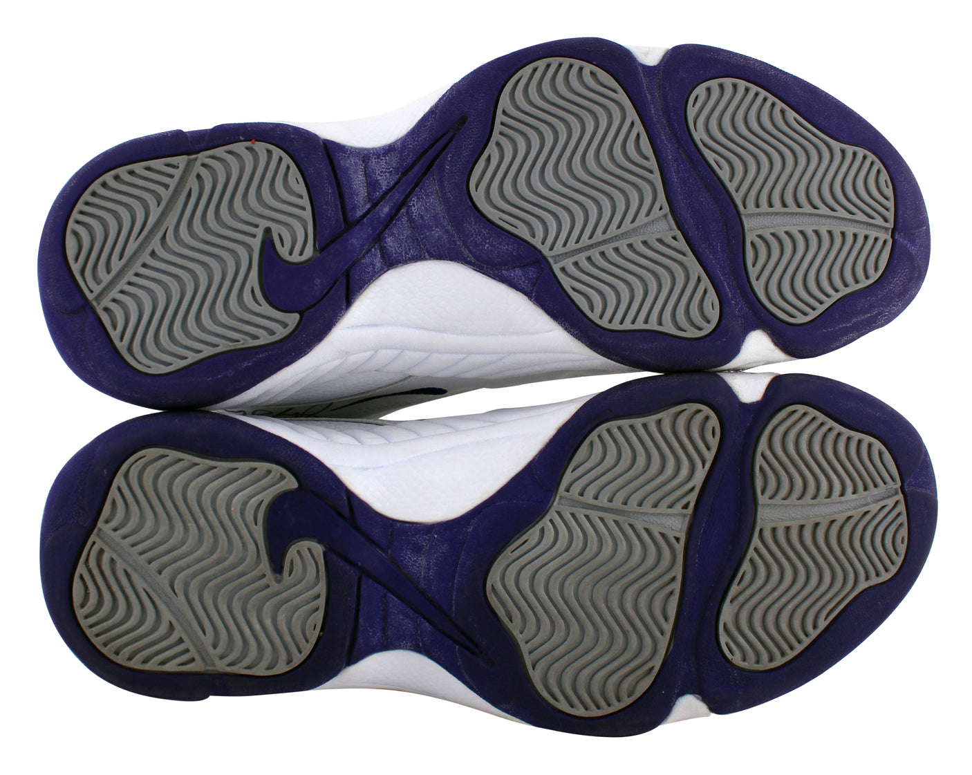 Jazz John Stockton Authentic Signed Game Used Nike Size 12.5 Shoes BAS #AA03719