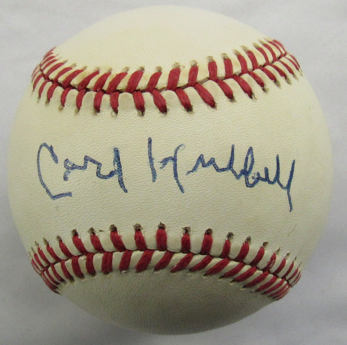 Carl Hubbell Signed Auto Rawlings Baseball PSA AQ02053