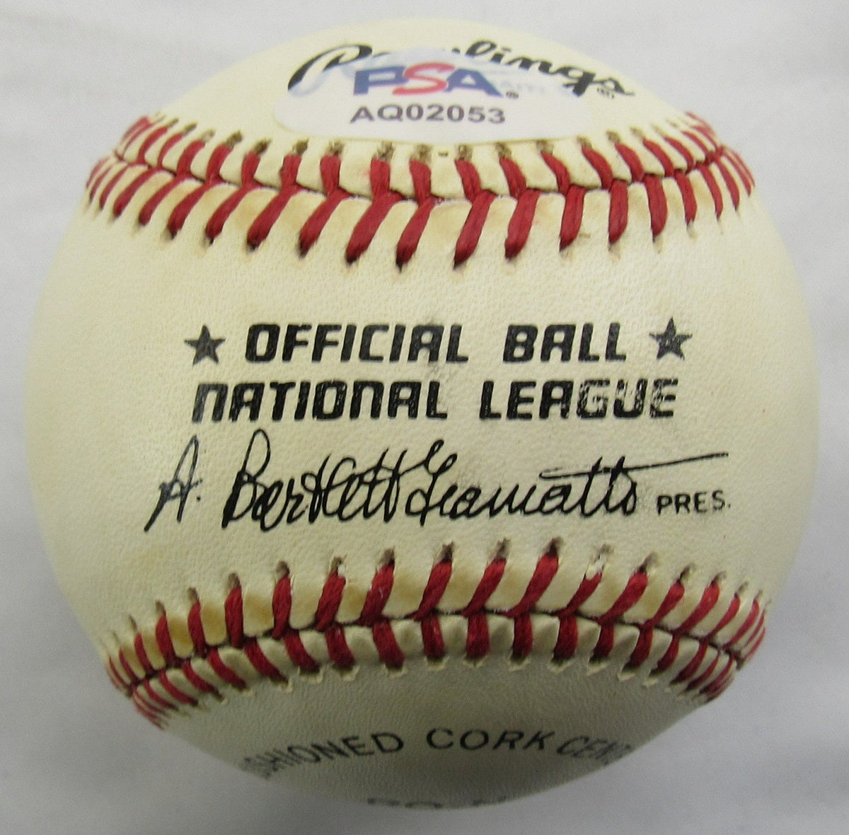 Carl Hubbell Signed Auto Rawlings Baseball PSA AQ02053
