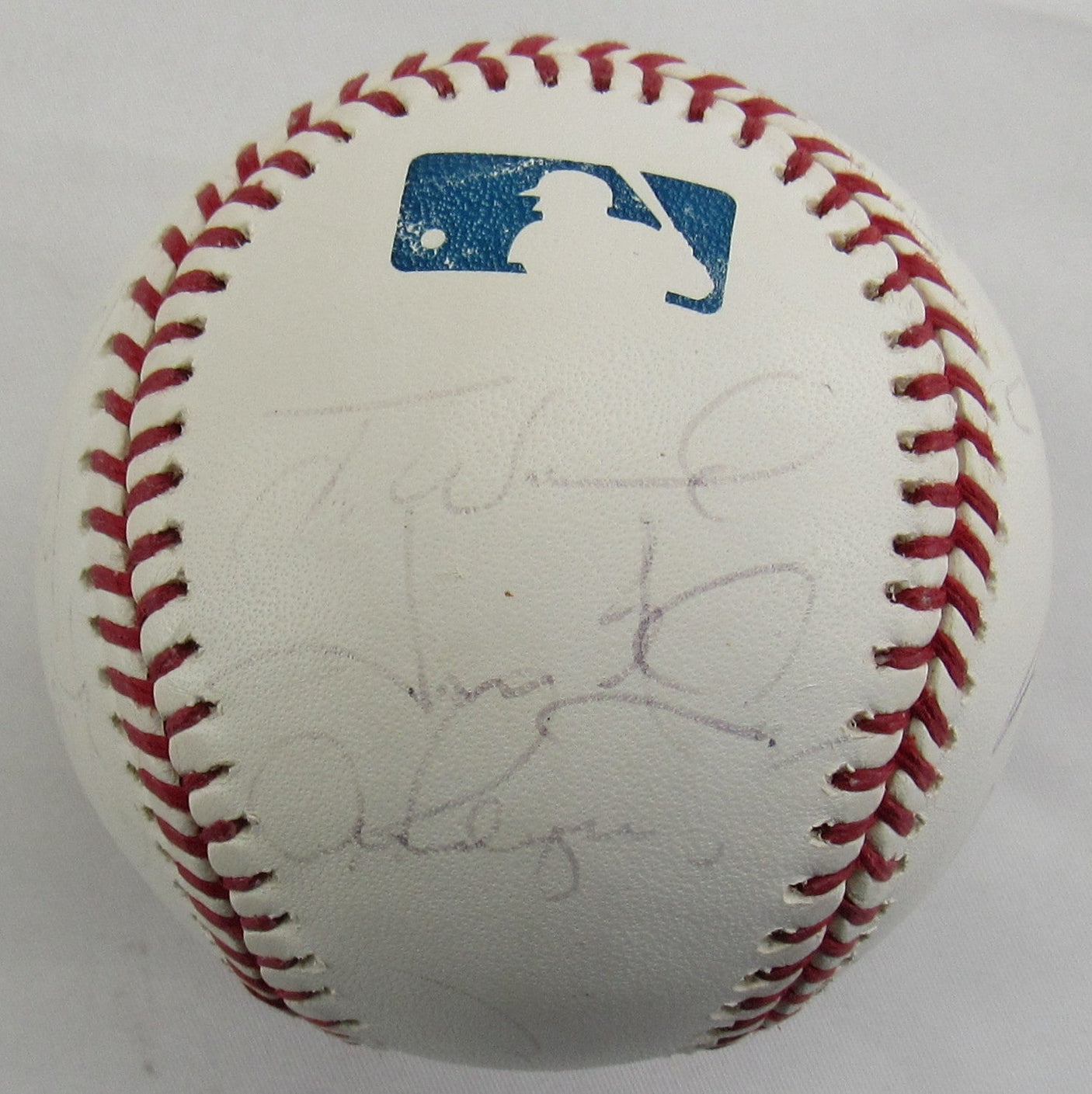 Derek Jeter Randy Johnson Joe Torre +11 2005 New York Yankees Signed Auto Rawlings Baseball JSA LOA ZZ71717