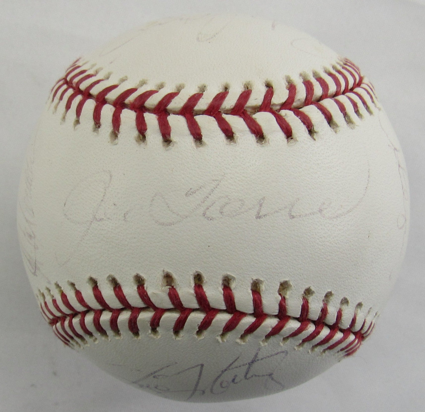 Derek Jeter Randy Johnson Joe Torre +11 2005 New York Yankees Signed Auto Rawlings Baseball JSA LOA ZZ71717