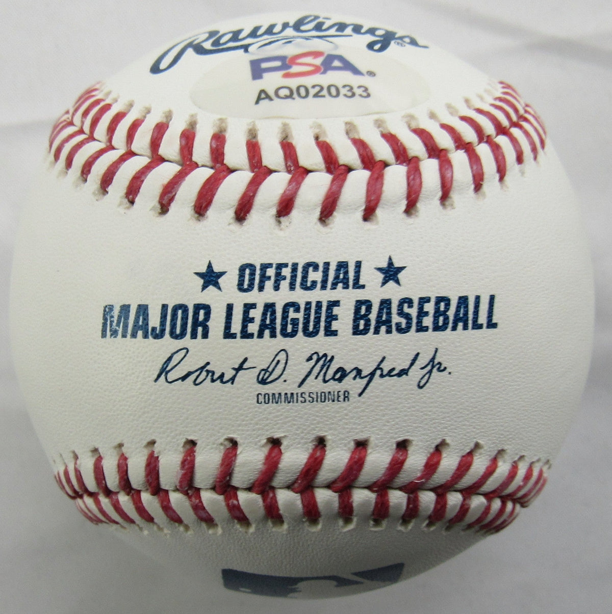 Ben Rice Signed Auto Rawlings Baseball PSA AQ02033