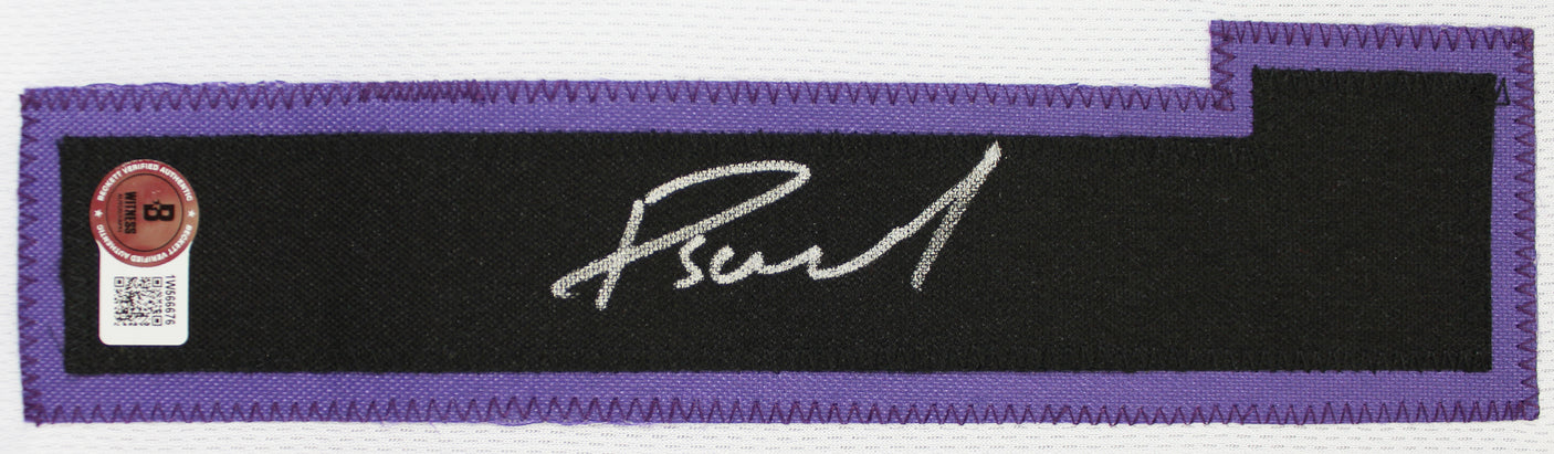 Domantas Sabonis Authentic Signed White Pro Style Jersey BAS Witnessed