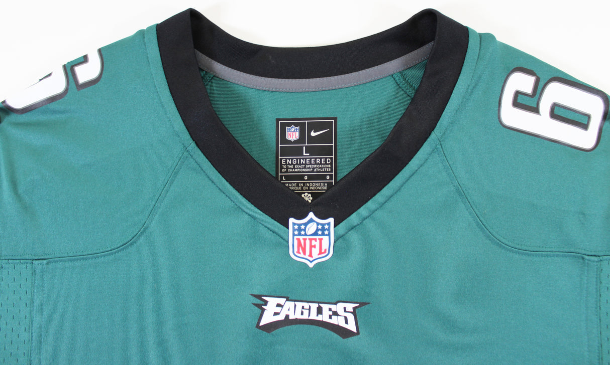 Eagles DeVonta Smith Authentic Signed Green Nike Game Jersey Fanatics