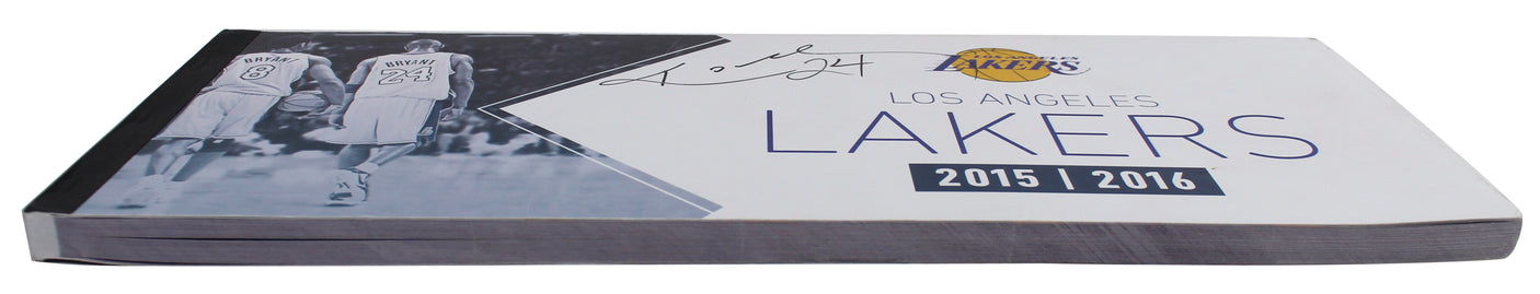 Lakers Kobe Bryant Signed 2015-16 Final Season Season Ticket Holder Book BAS