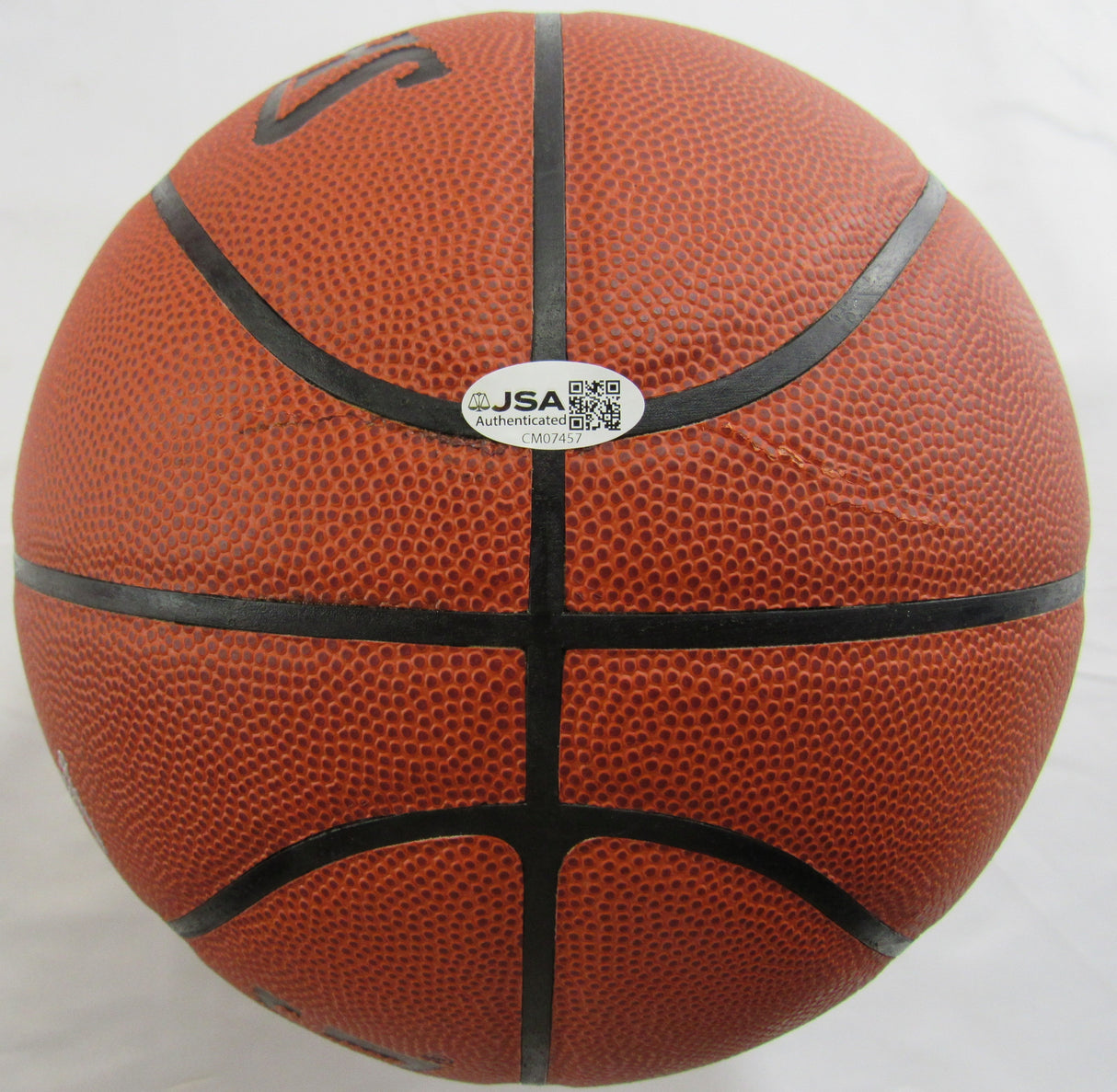 Dick Barnett Signed Auto Spalding Basketball JSA CM07457