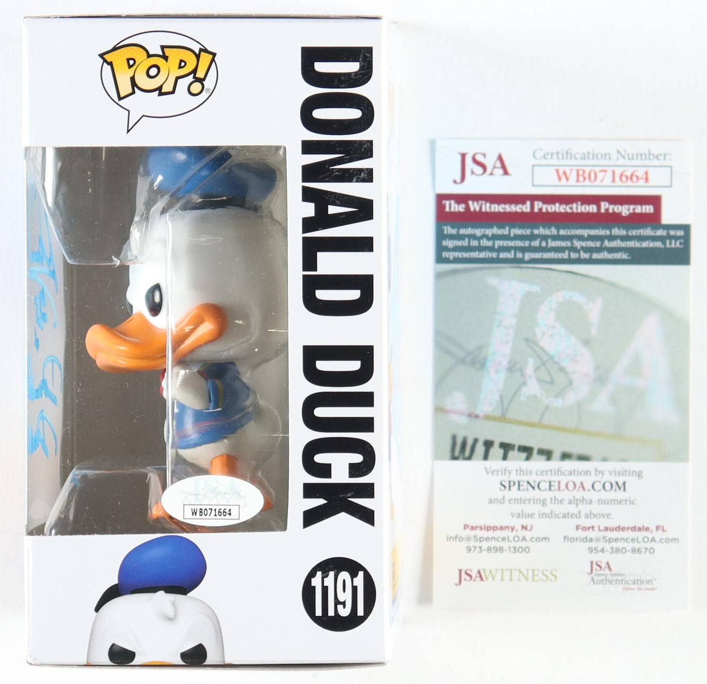 Daniel Ross Signed "Mickey And Friends" #1191 Funko Pop! Inscribed "Donald Duck" (JSA)