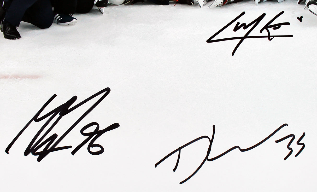 Avalanche (6) MacKinnon, Landeskog, +4 Signed 16x20 Photo LE #8/100 Fanatics