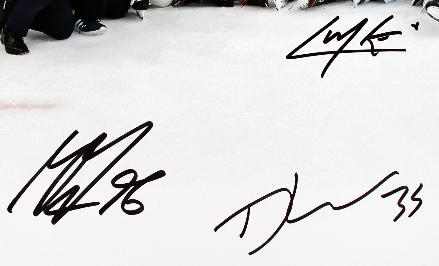 Avalanche (6) MacKinnon, Landeskog, +4 Signed 16x20 Photo LE #8/100 Fanatics