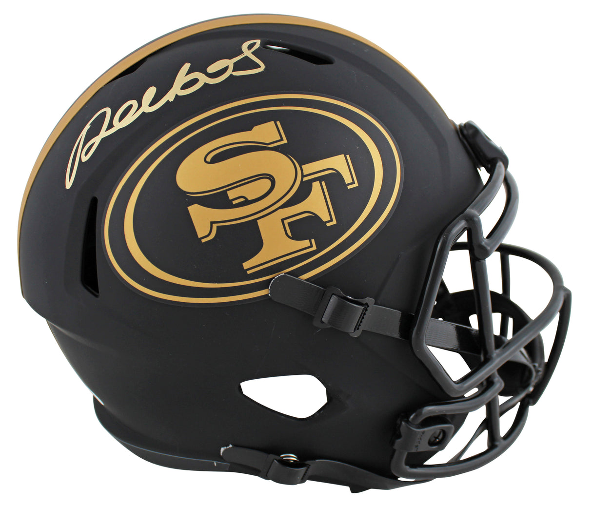 49ers Deebo Samuel Signed Eclipse Full Size Speed Rep Helmet W/ Case JSA Witness