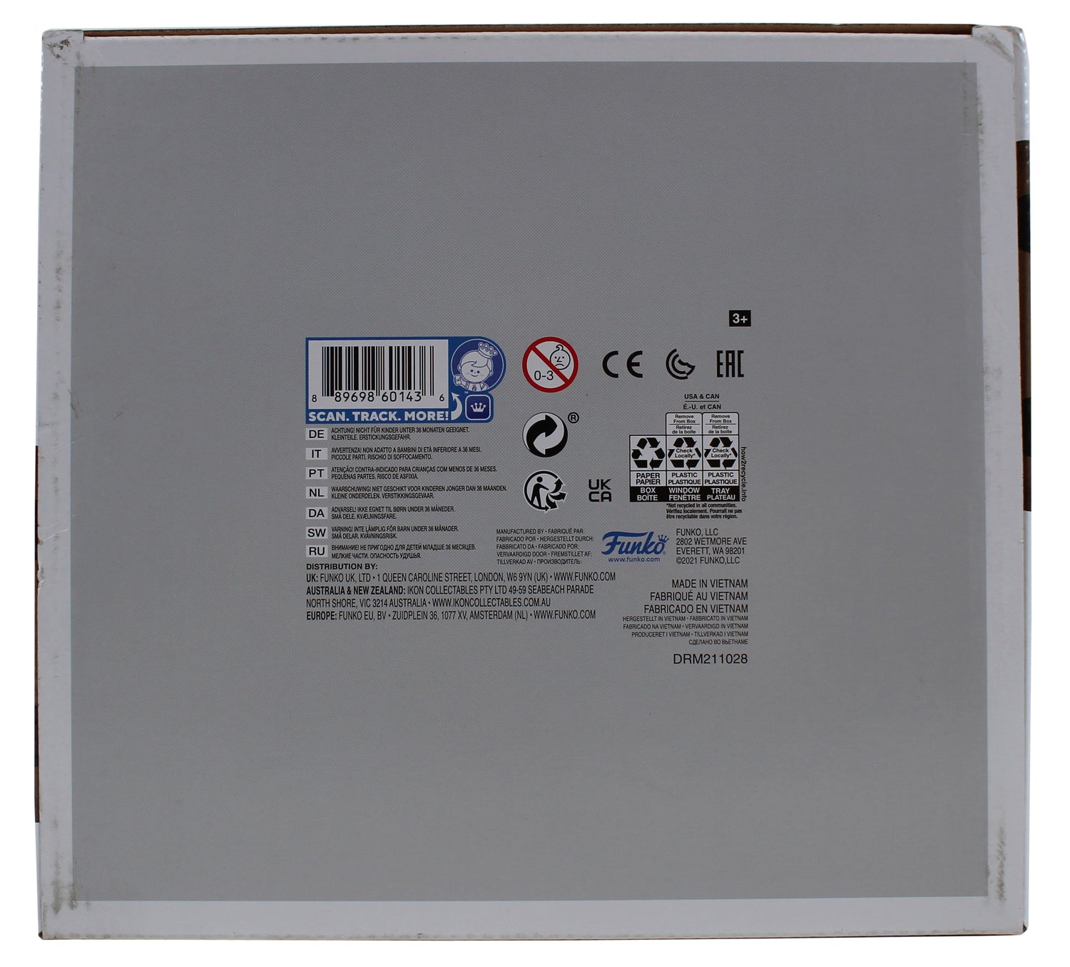 Lakers Magic Johnson Signed Jumbo USA Basketball Funko Pop Vinyl Figure BAS Wit