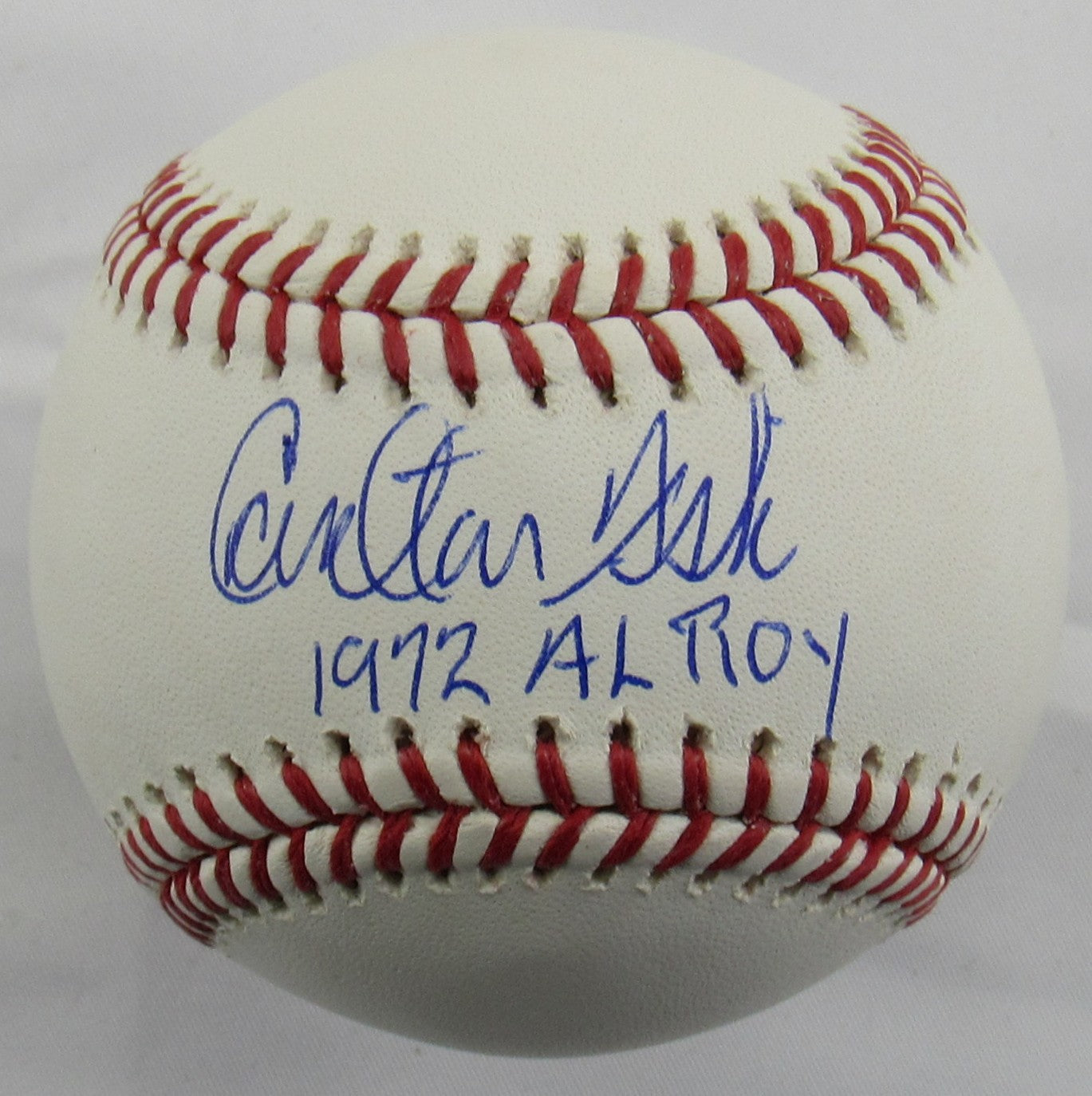 Carlton Fisk Signed 72 AL ROY Auto Baseball Fanatics B832896