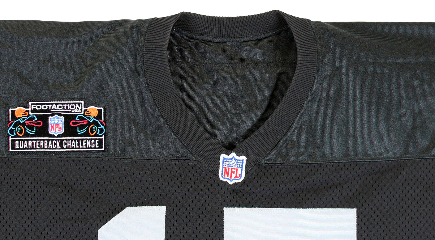 Raiders Jeff Hostetler Signed 1993 QB Challenge Worn Black Nike Jersey BAS
