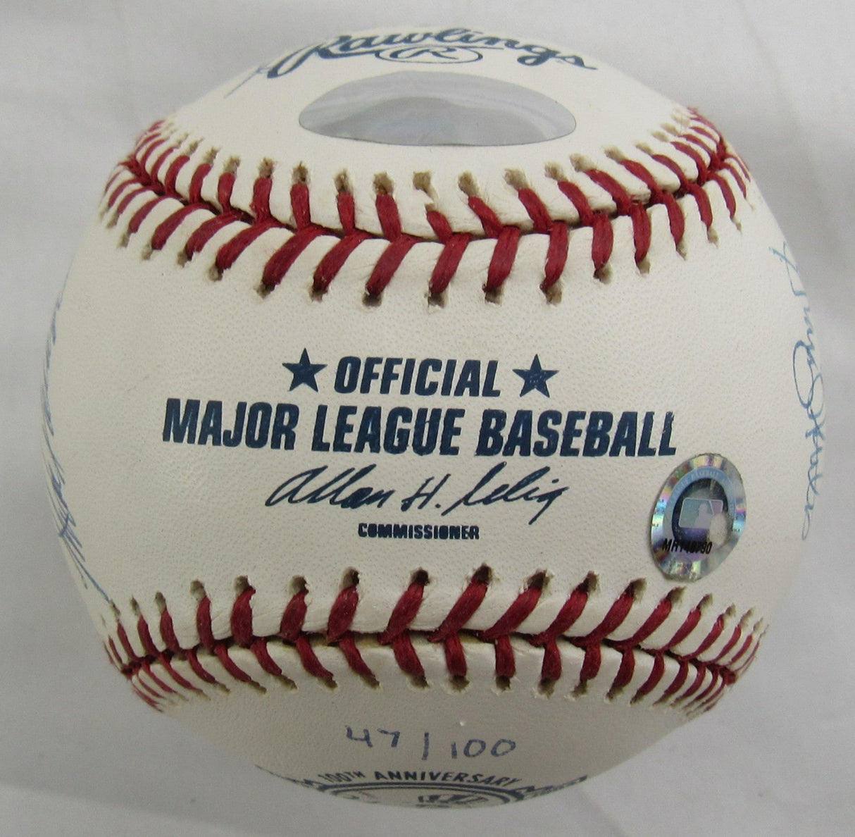 New York Yankees Greats Signed Rawlings Baseball Steiner COA - Derek Jeter, Reggie Jackson