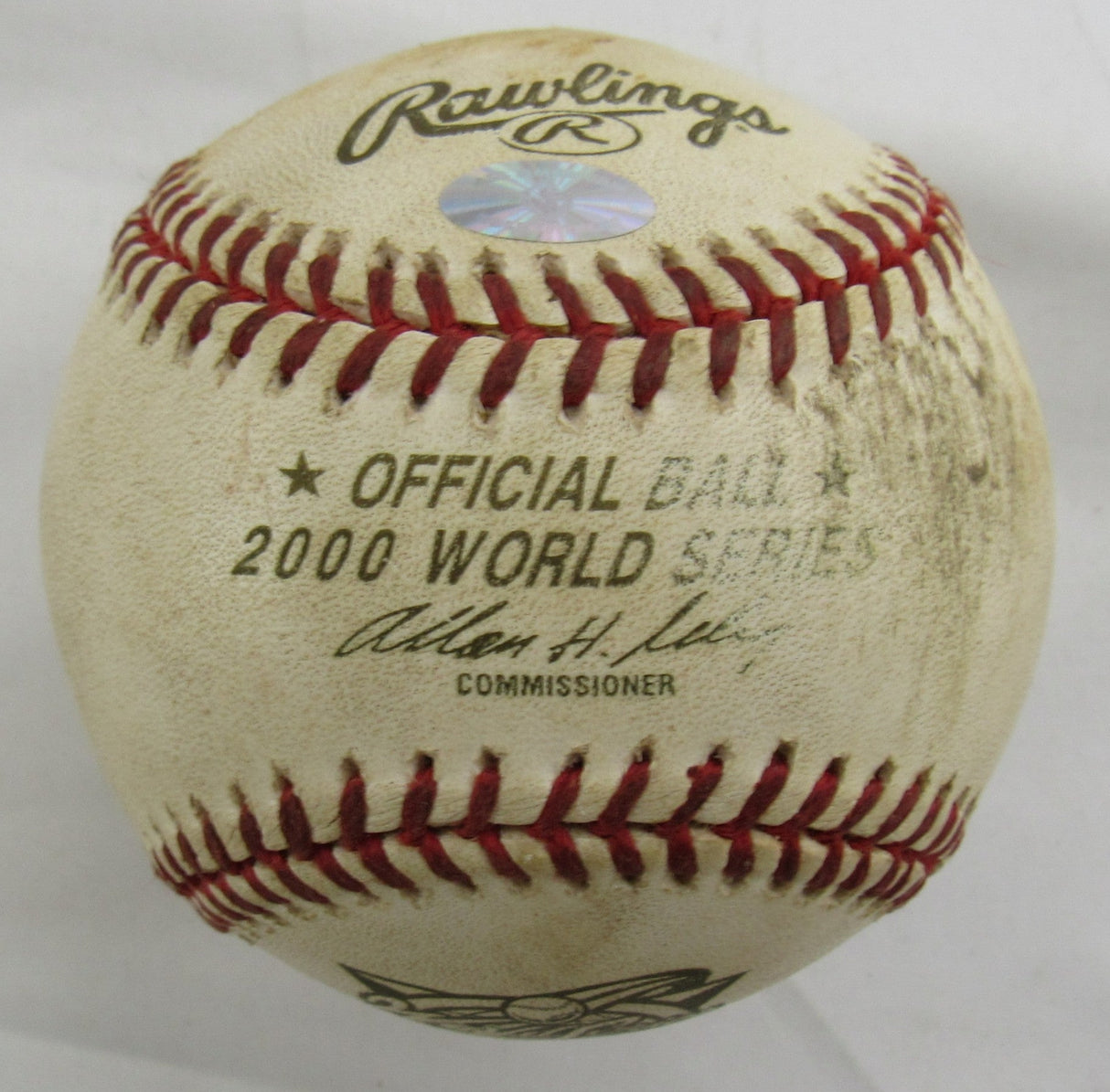 Andy Pettitte Signed Rawlings Baseball MLB Hologram - Game Used World Series Ball.
