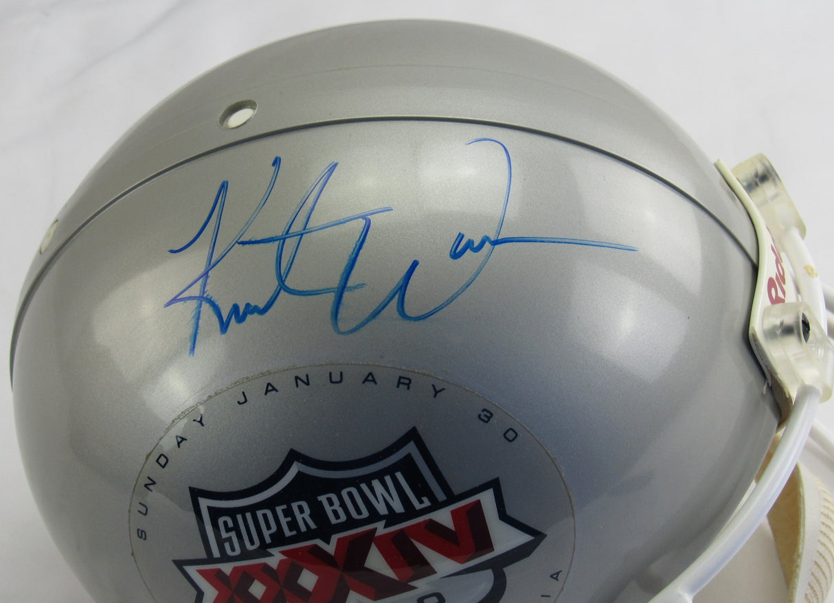 Kurt Warner Super Bowl 2000 Full Sized Football Helmet JSA CL12155