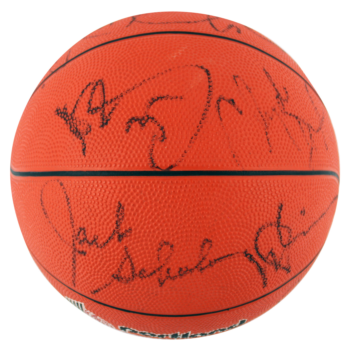 1990 Blazers (14) Drexler, Ainge, Robinson Signed Baden Basketball BAS #AC33556