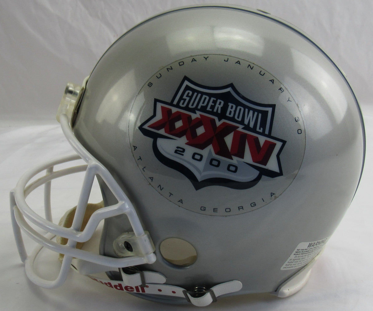 Kurt Warner Super Bowl 2000 Full Sized Football Helmet JSA CL12155