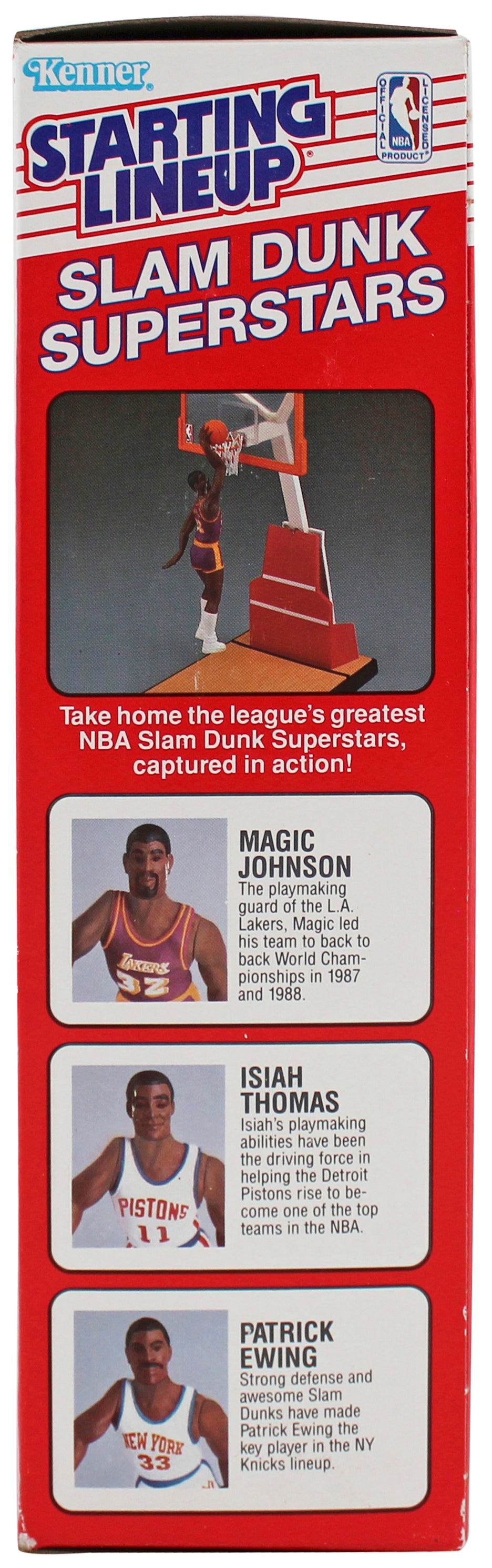 Celtics Larry Bird Signed Sealed 1989 Starting Lineup Slam Dunk BAS W #2W012588