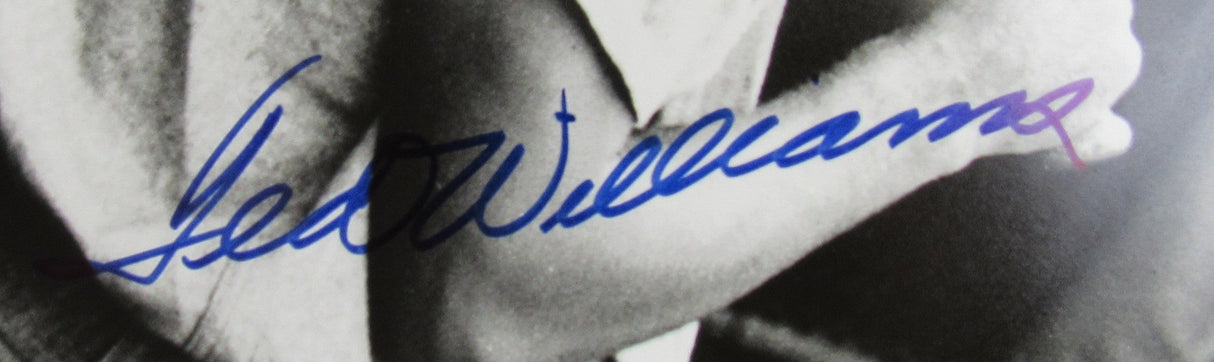 Ted Williams Signed Auto 16x20 Photo UDA BAA81146