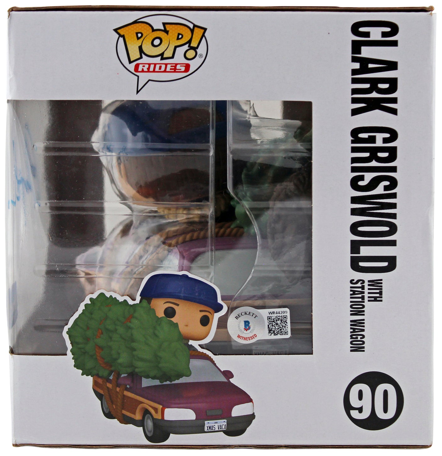 Chevy Chase Christmas Vacation Signed #90 Funko Pop Vinyl Figure BAS #WR44209