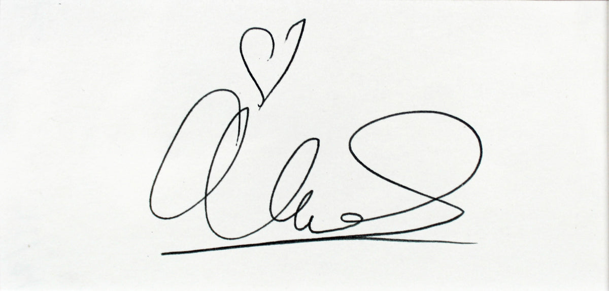 Alicia Silverstone & Stacy Dash Clueless Signed Index Card Framed Display BAS